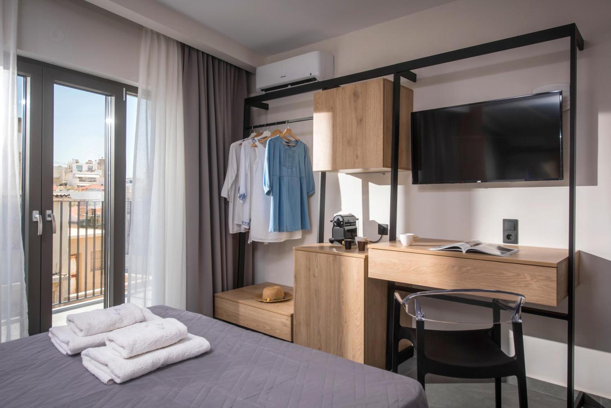 Ferienwohnung King'S Blue , Superior Downtown Loft , No Lift Iraklio Exterior foto